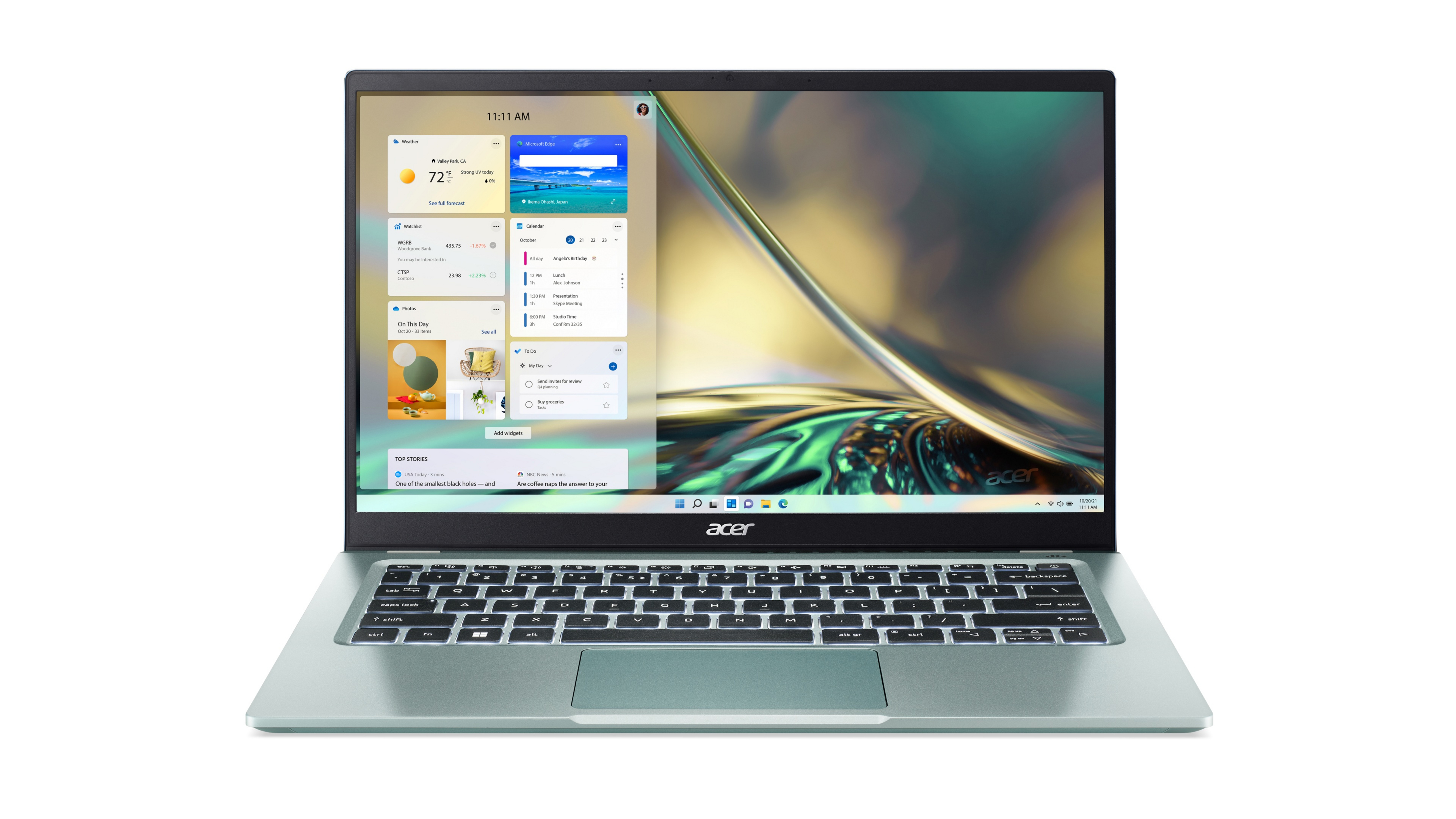 ACER Swift 3 (SF314-512-5931) Notebook Zoll Display, 14 Xe i5 GB RAM, 512 Core™ SSD, Tastaturbeleuchtung, mit Intel® Prozessor, Iris 16 mit Blau Graphics, EVO, GB Intel