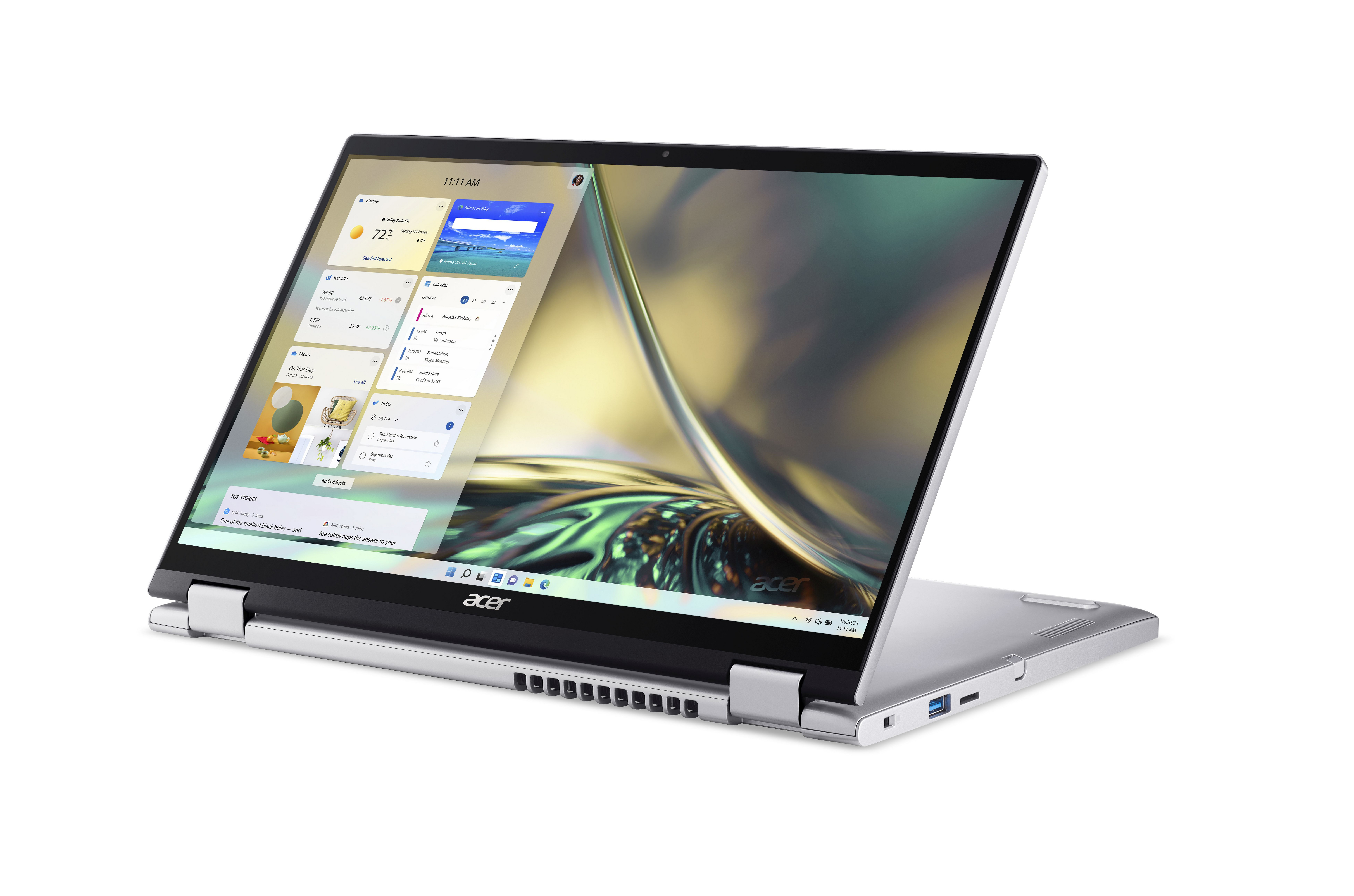 ACER Spin 3 (SP314-55N-55RR) mit Tastaturbeleuchtung - 14 Zoll - Intel® Core™ i5 i5-1235U - 16 GB - 512 GB - Intel® Iris® Xᵉ - Windows 11 Home