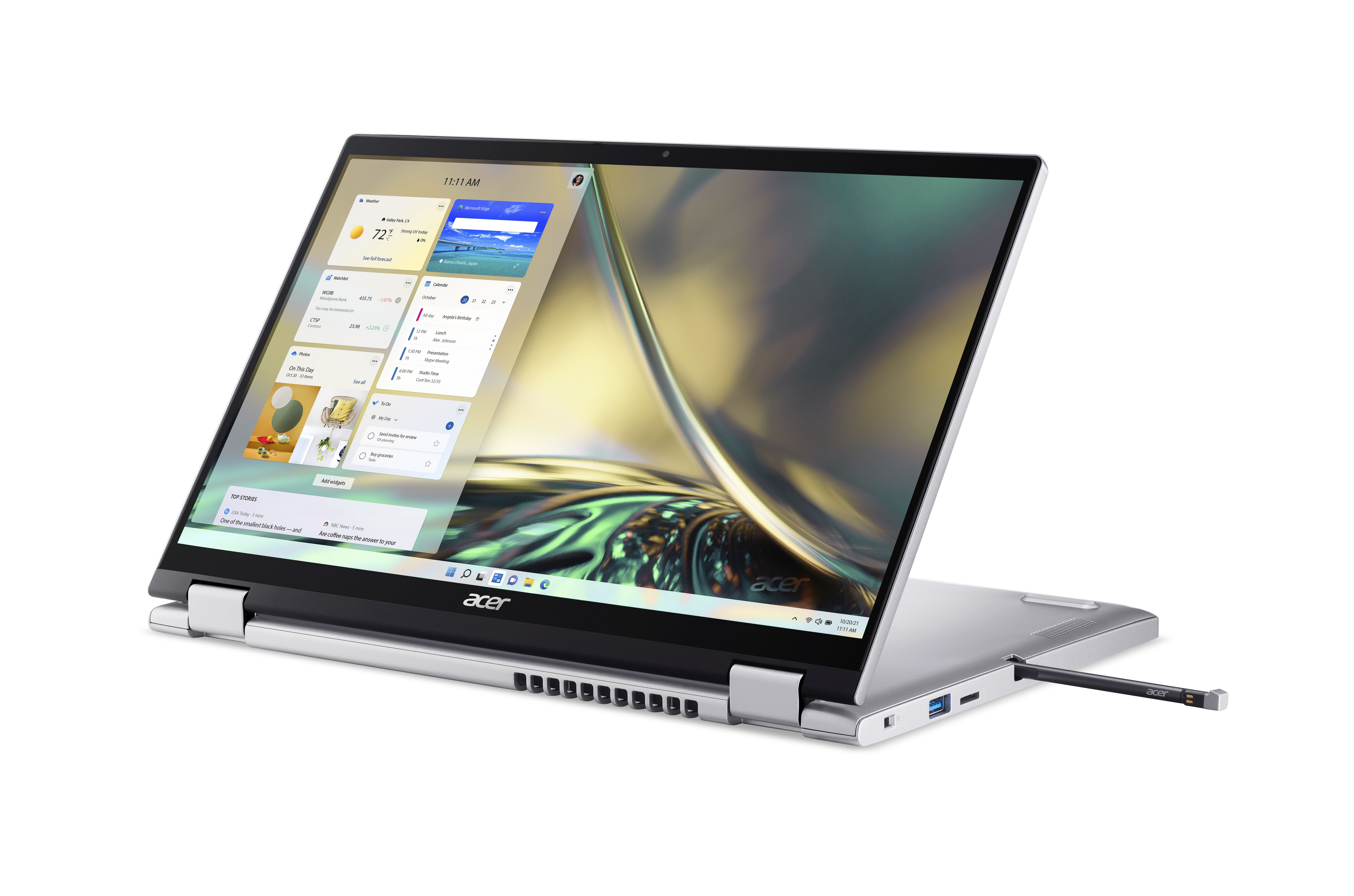 ACER Spin 3 (SP314-55N-55RR) mit Tastaturbeleuchtung - 14 Zoll - Intel® Core™ i5 i5-1235U - 16 GB - 512 GB - Intel® Iris® Xᵉ - Windows 11 Home