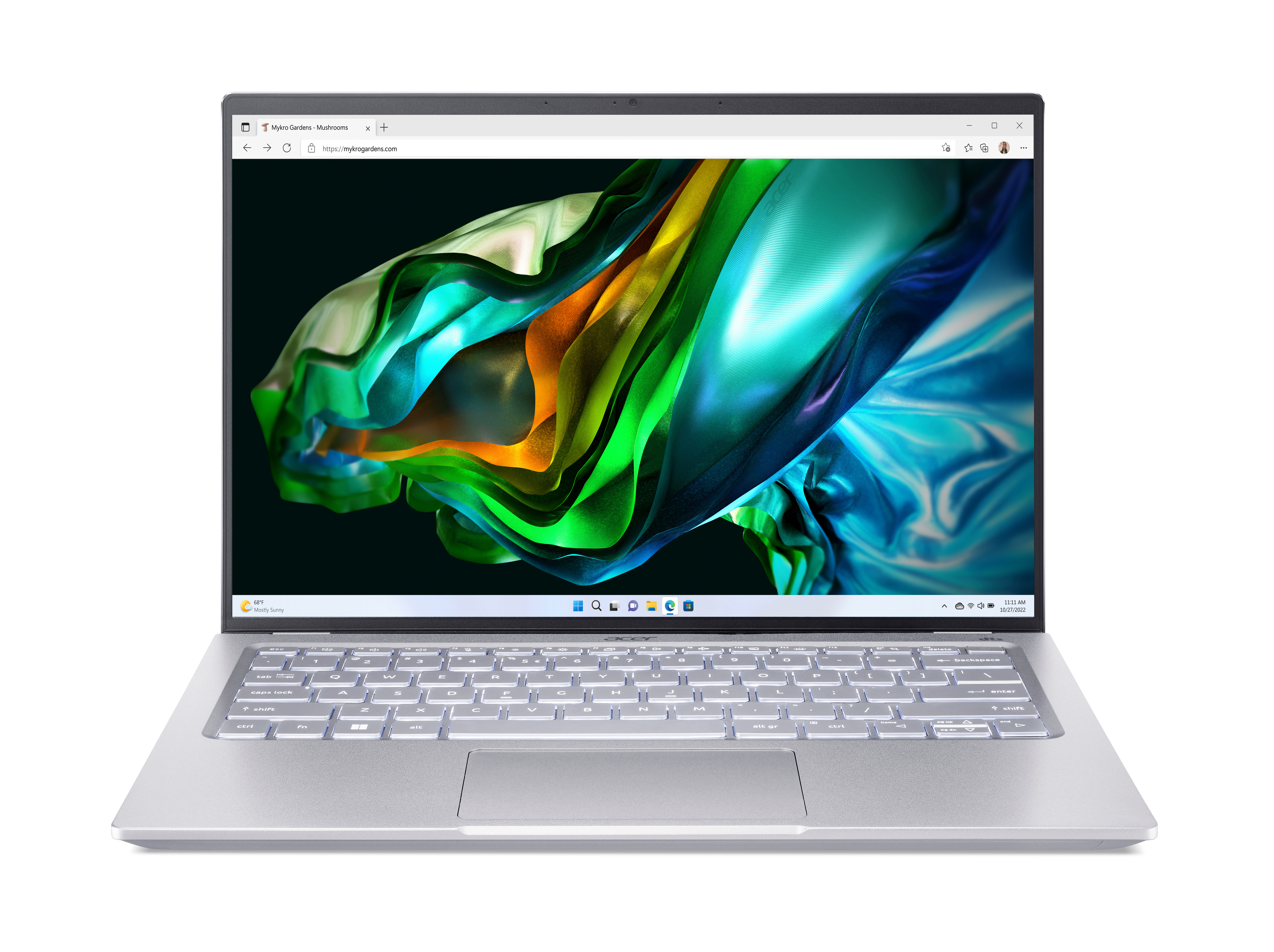 ACER Swift 3 (SF314-71-56CR) mit Grau OLED, 8 Tastaturbeleuchtung, Xe, 512 Prozessor, 14 Notebook i5 Intel Zoll RAM, Iris® Intel® EVO, Display, GB mit SSD, GB Core™