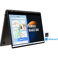 SAMSUNG Galaxy Book3 360°, Notebook mit 13,3 Zoll Display, Intel® Core™ i5 Prozessor, 8 GB RAM, 256 GB SSD, Intel® Iris® Xe, Graphite