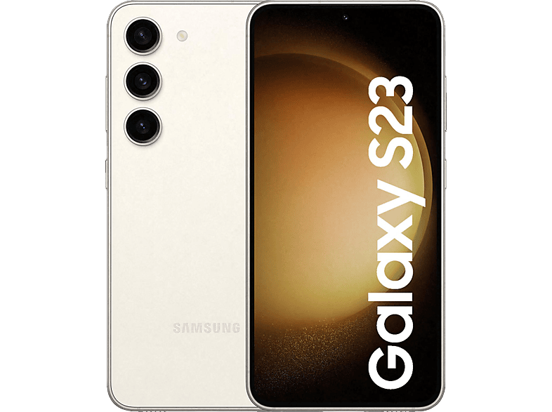 5G Galaxy Dual 128 SAMSUNG SIM Cream S23 GB