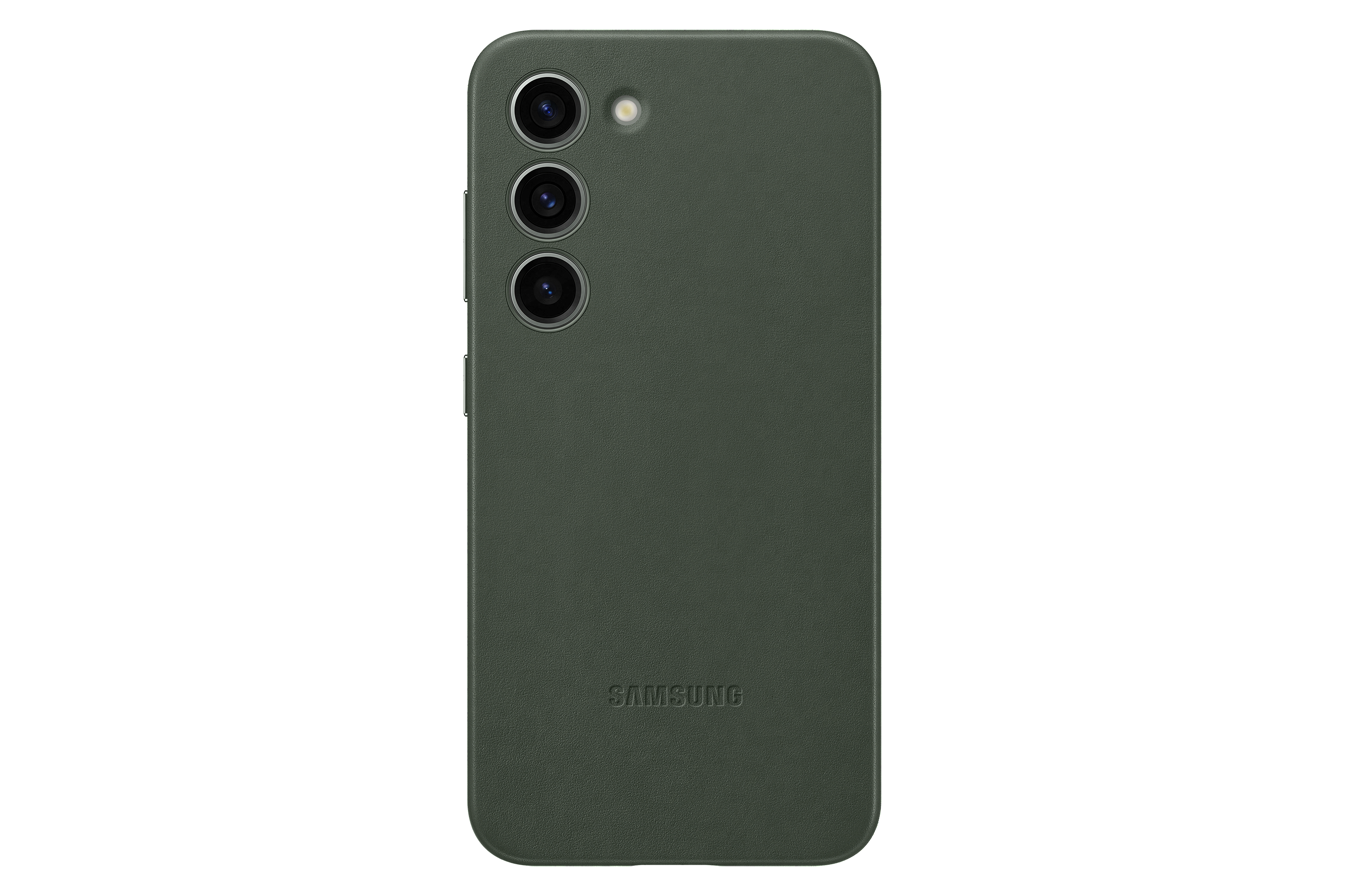 SAMSUNG Leather Case, Backcover, Samsung, Galaxy S23, Green