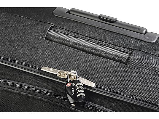 HAMA 00139502 - Cadenas à combinaison pour bagages TSA (Noir)