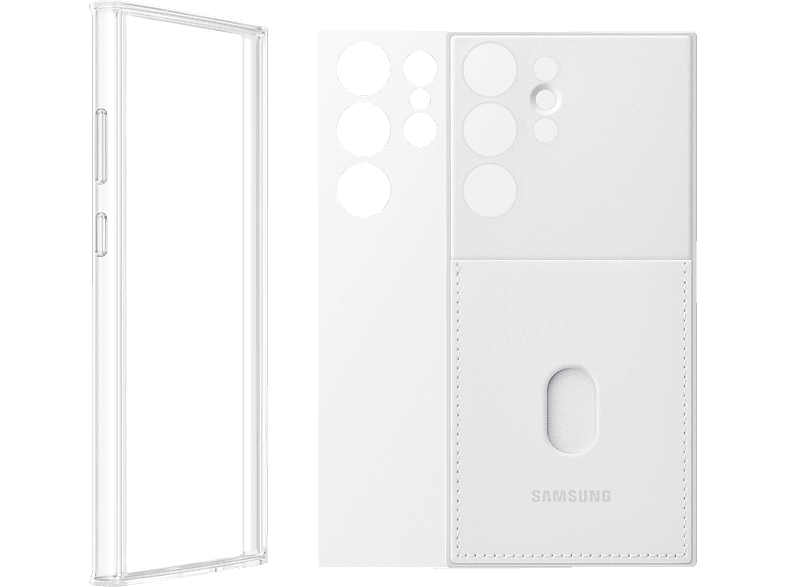 SAMSUNG Frame Case, Backcover, Samsung, Galaxy S23 Ultra, White