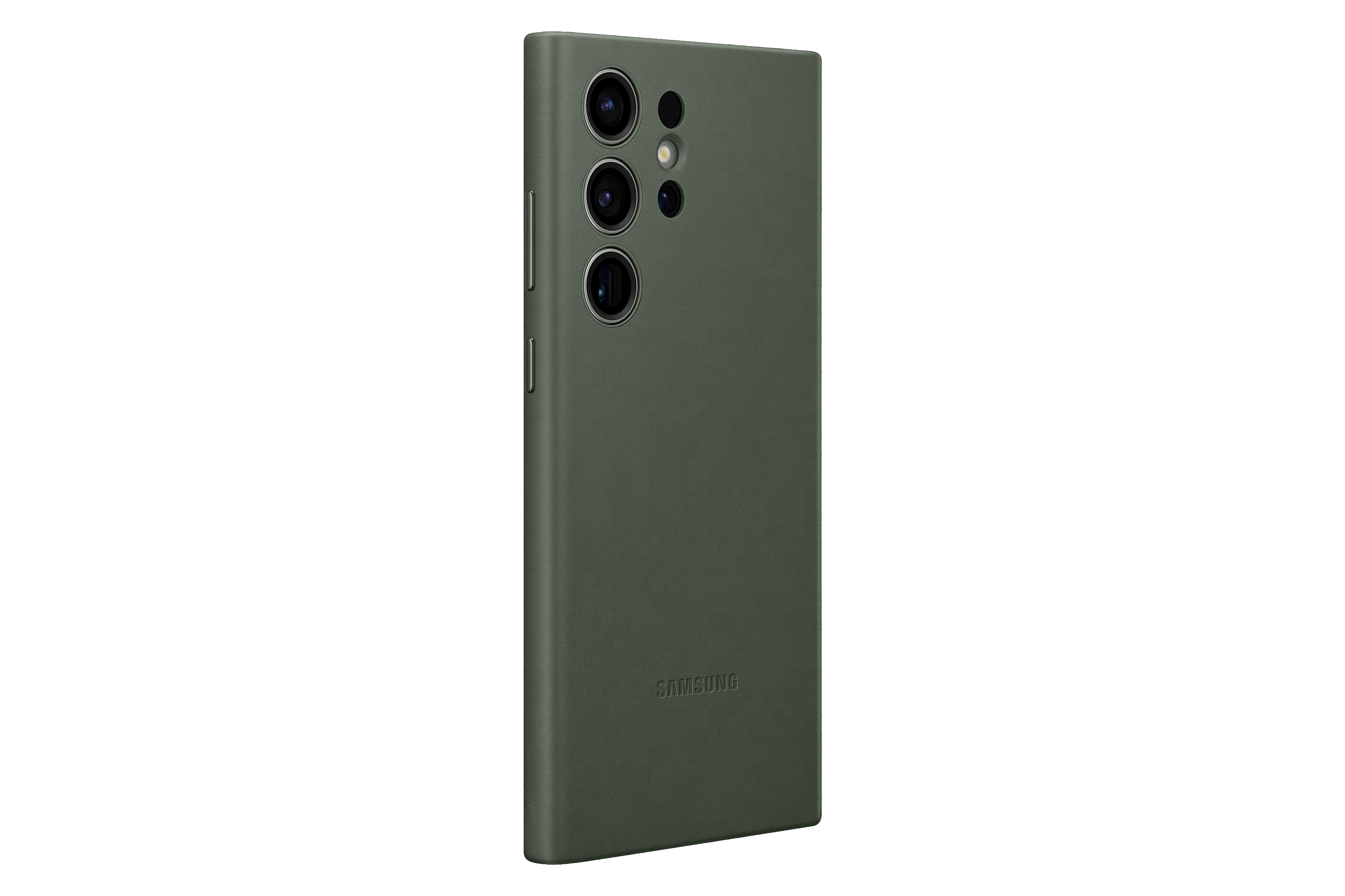 SAMSUNG Leather Case, Backcover, Samsung, Galaxy S23 Ultra, Green