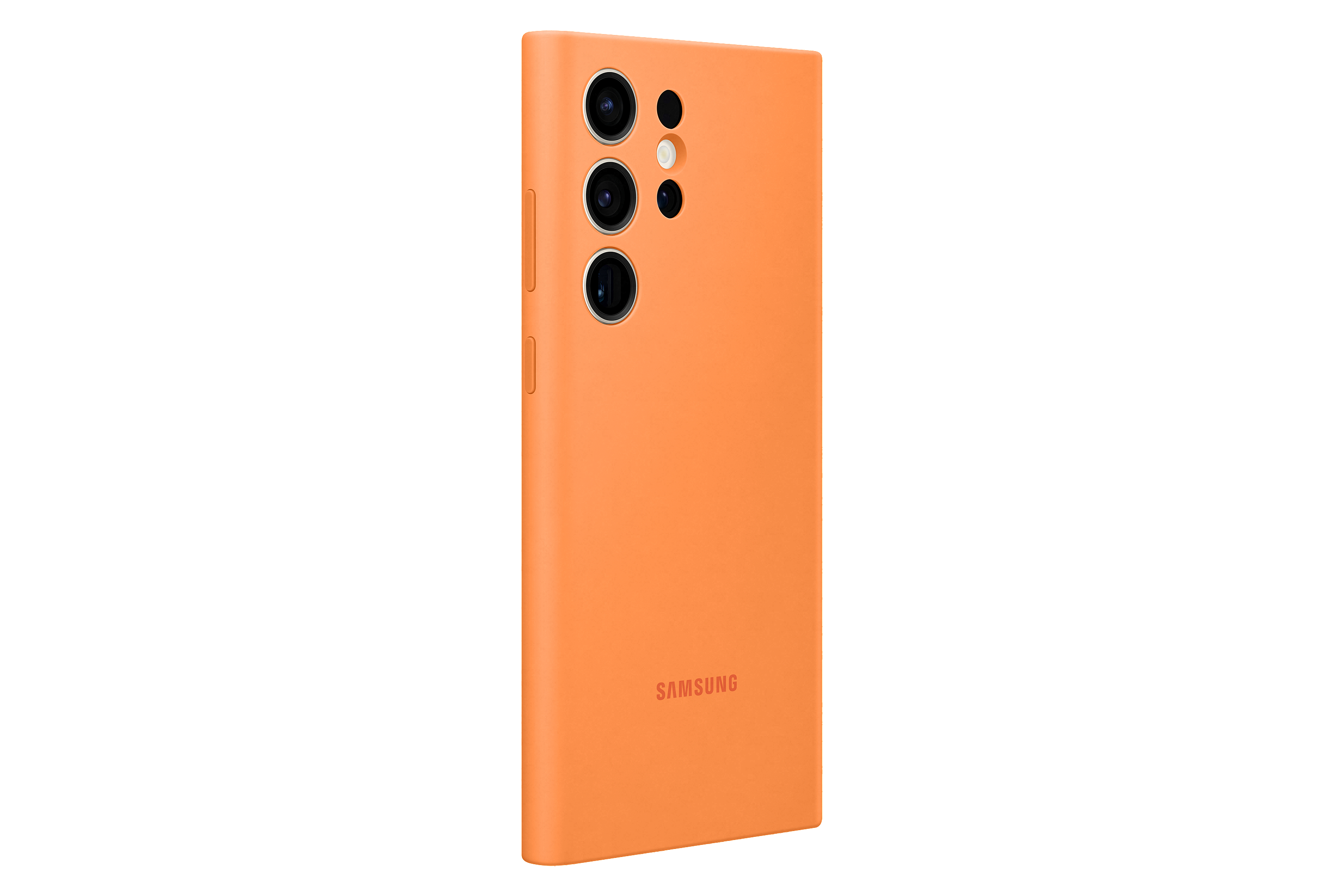 SAMSUNG Silicone Case, Backcover, Samsung, Galaxy S23 Ultra, Orange