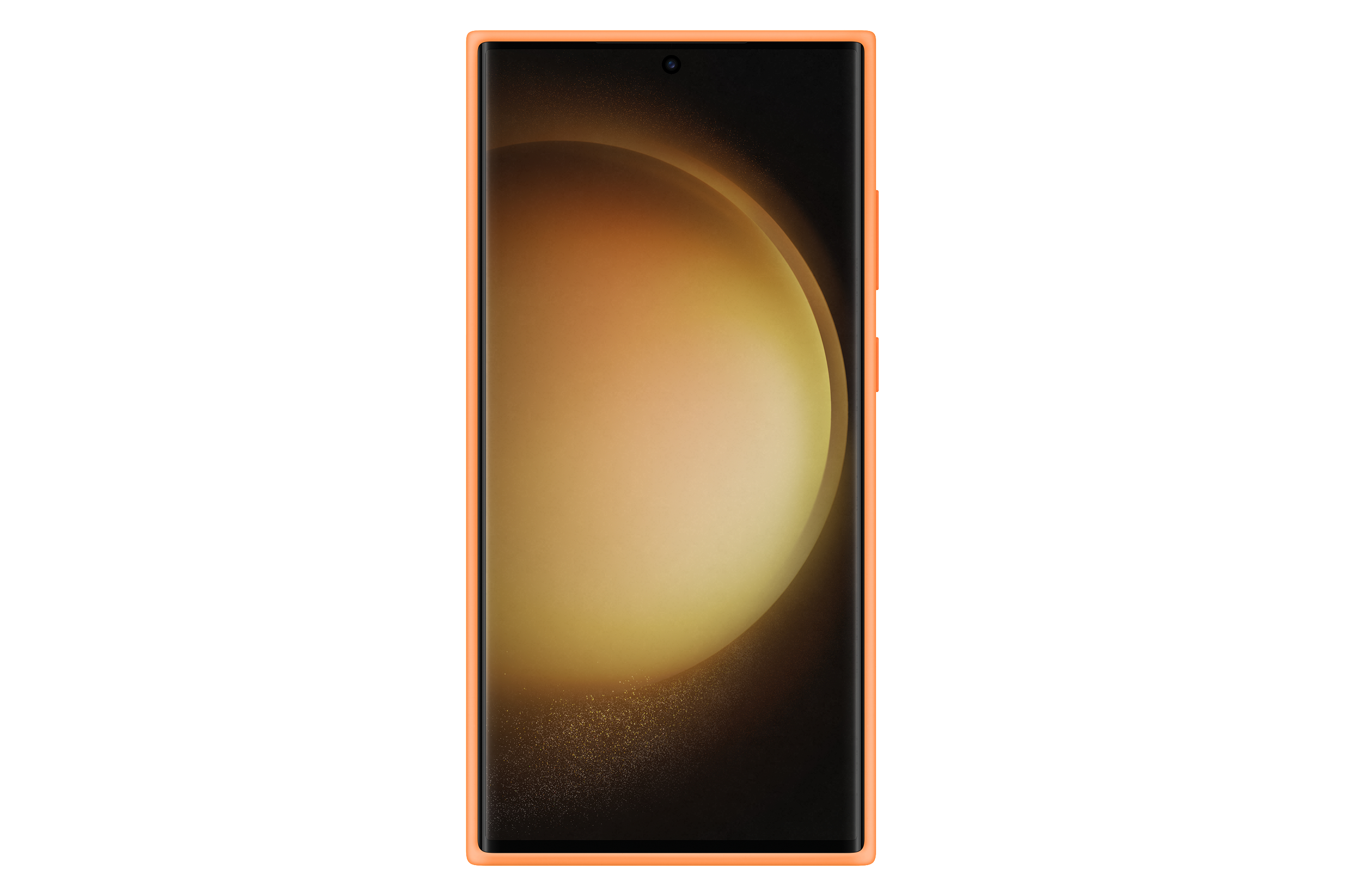 SAMSUNG Silicone Case, Backcover, Samsung, Galaxy S23 Ultra, Orange