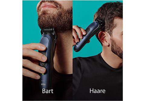 BRAUN MGK 7410 All-in-One Style Bartpflege Bodygroomer Set, Black / Deep  Blue, Akkubetrieb online kaufen | MediaMarkt