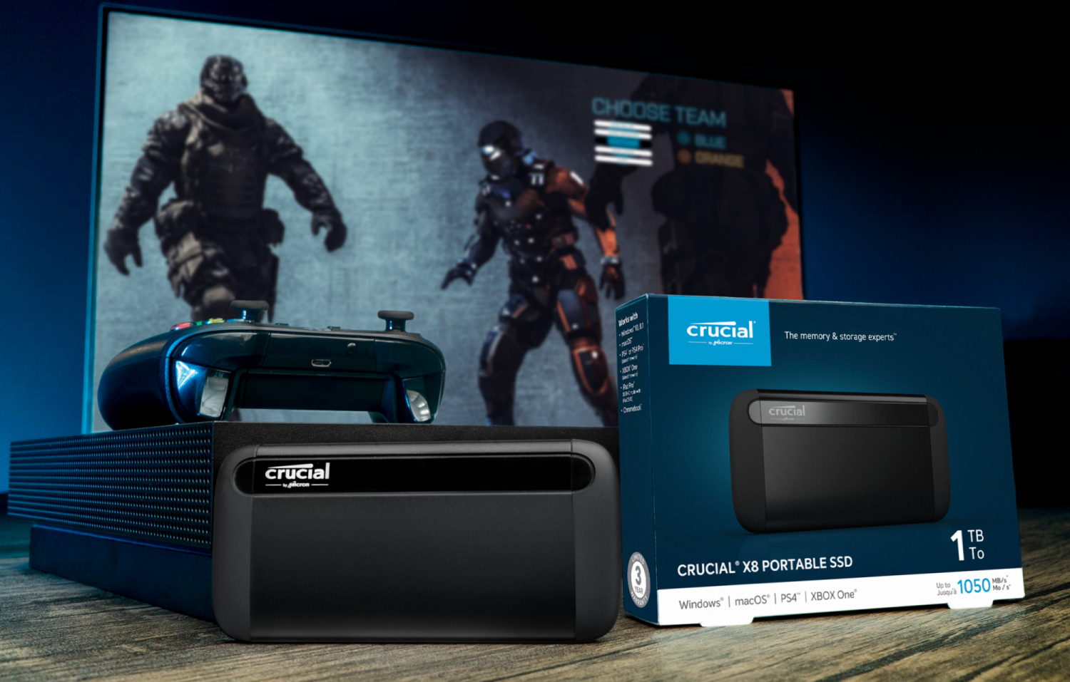 Disco duro interno SSD 2 TB- Crucial P5 Plus, Tecnología PCIe® 4.0 NVMe™, Velocidad lectura 6600 MB/s, Negro