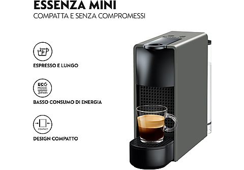 KRUPS Essenza Mini XN110BK MACCHINA CAFFÈ CAPSULE, grigio scuro
