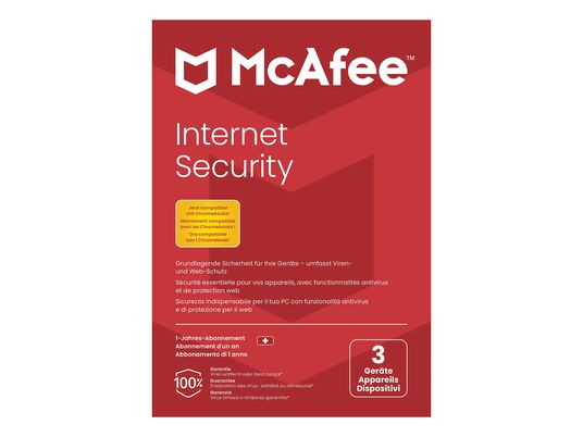 Internet Security (3 dispositivi/1 anno) CiaB - PC/MAC - Tedesco, Francese, Italiano