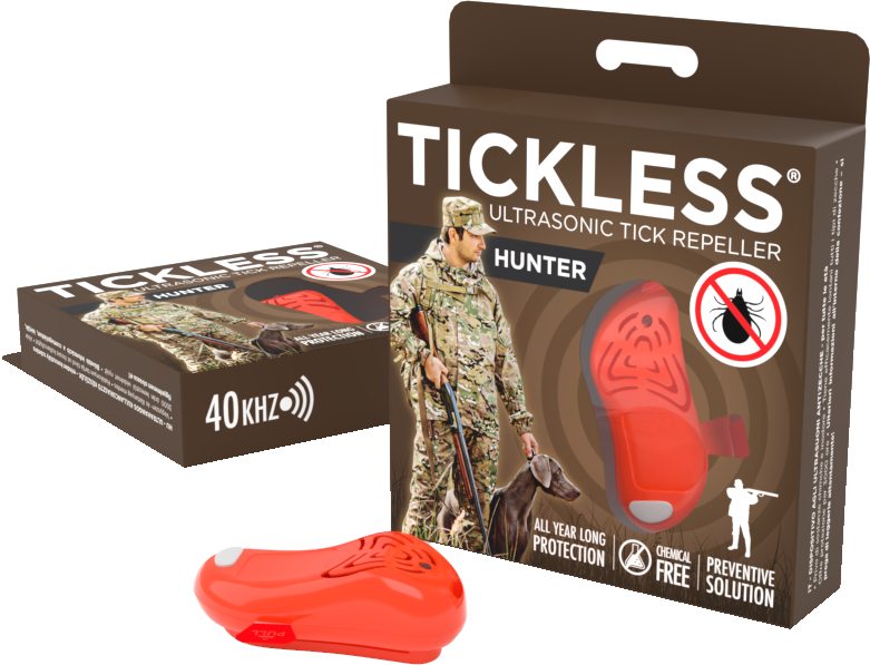 TICKLESS Hunter ultrahangos kullancsriasztó vadászoknak, narancs (PRO10-103OR)