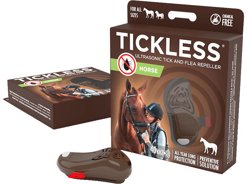 TICKLESS Horse ultrahangos kullancsriasztó lovaknak, barna (PRO10-105BR)