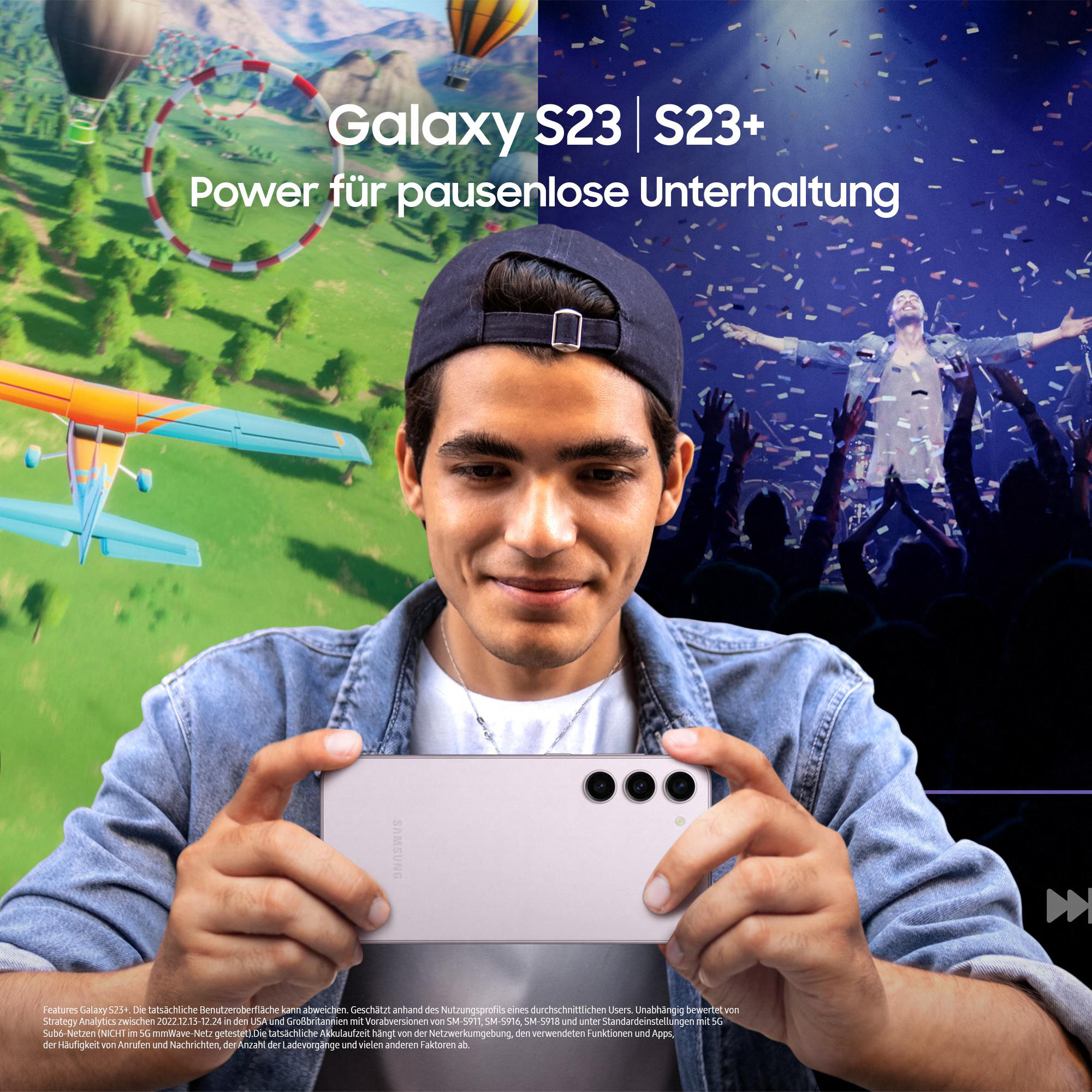 SAMSUNG Galaxy S23+ 5G GB Dual Black Phantom 512 SIM