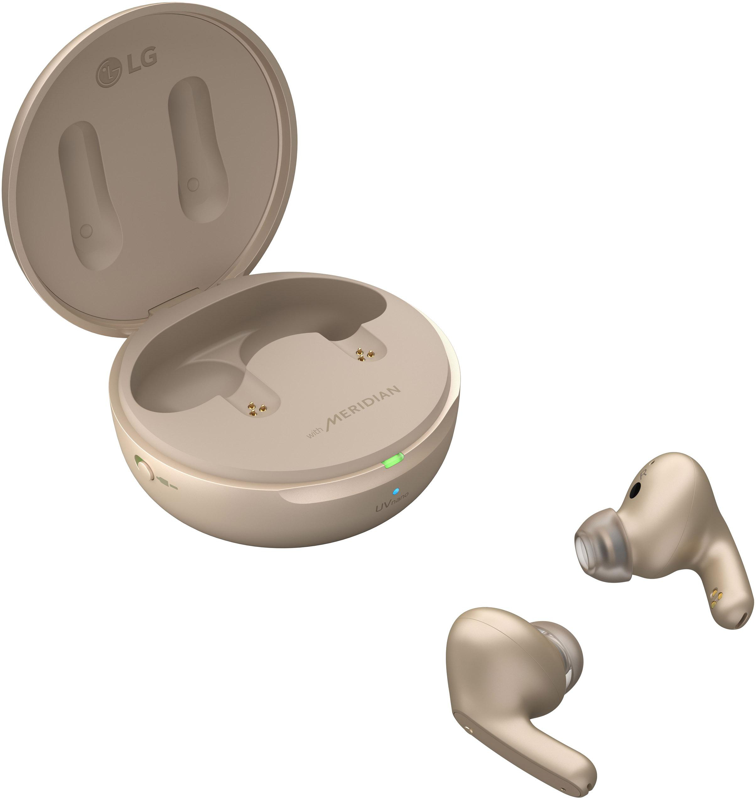 LG TONE Free DFP9E, In-ear Kopfhörer Bluetooth Hazel Gold