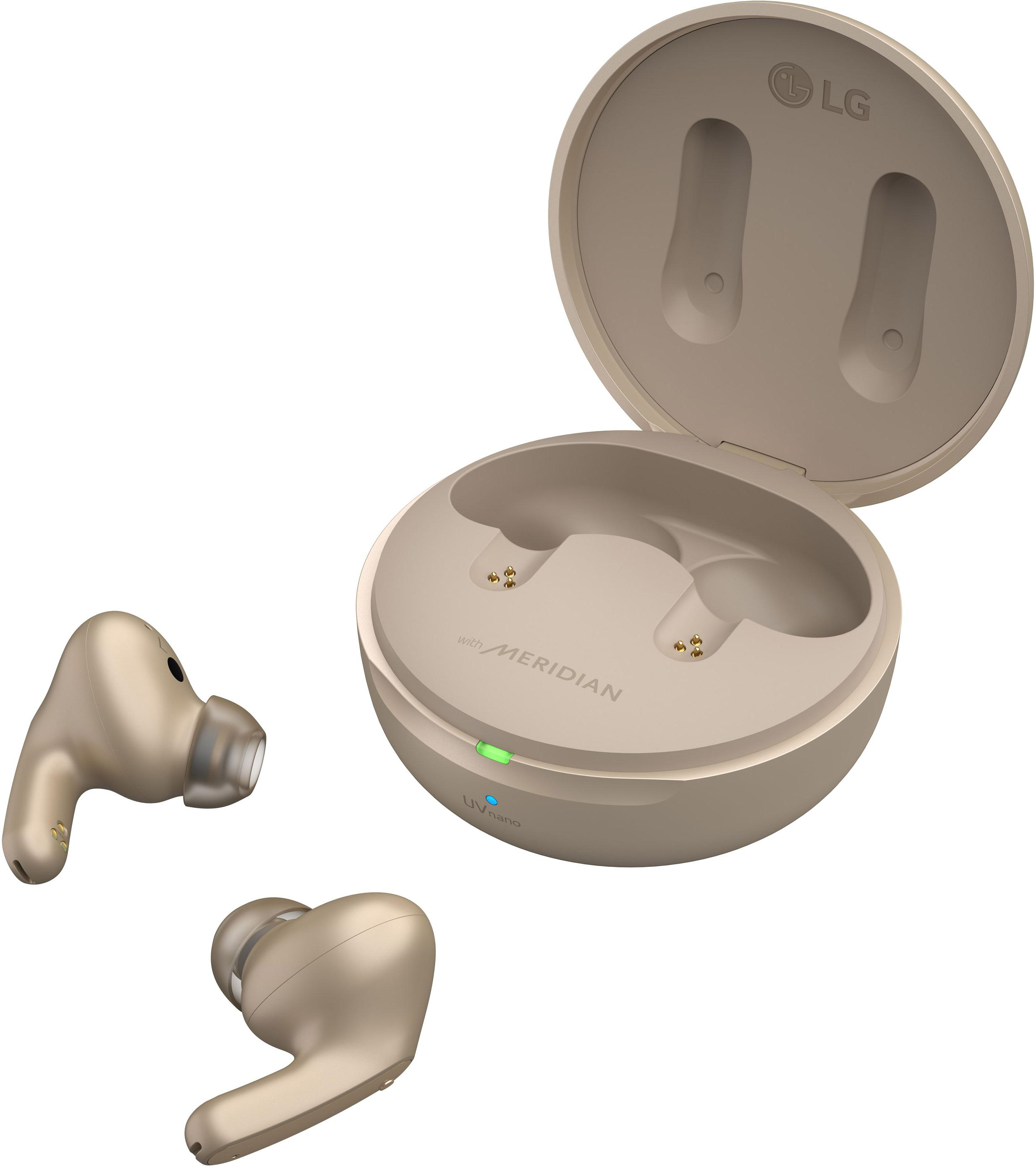 LG TONE Free DFP9E, In-ear Kopfhörer Bluetooth Hazel Gold