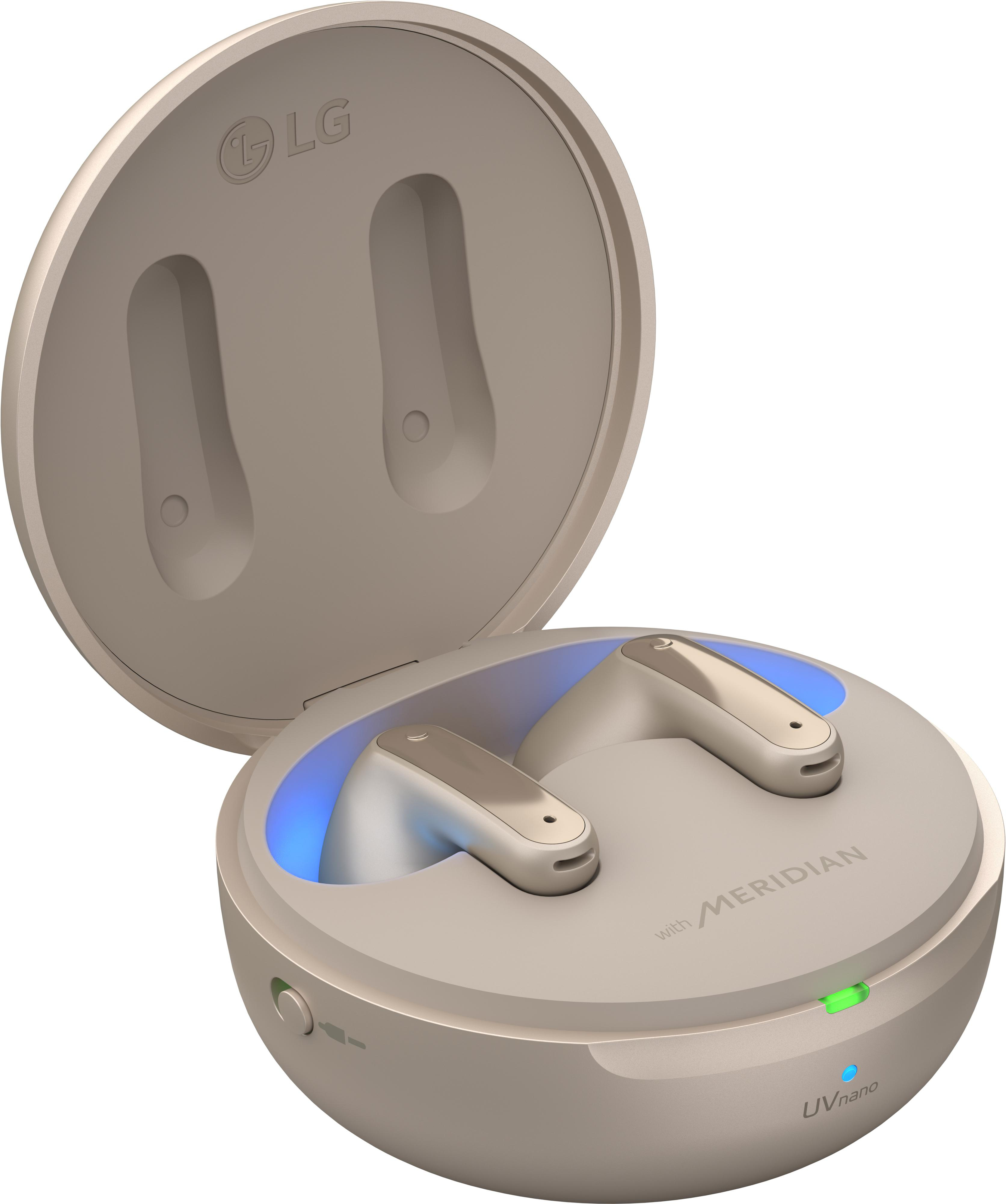 LG TONE Free DFP9E, In-ear Kopfhörer Bluetooth Hazel Gold
