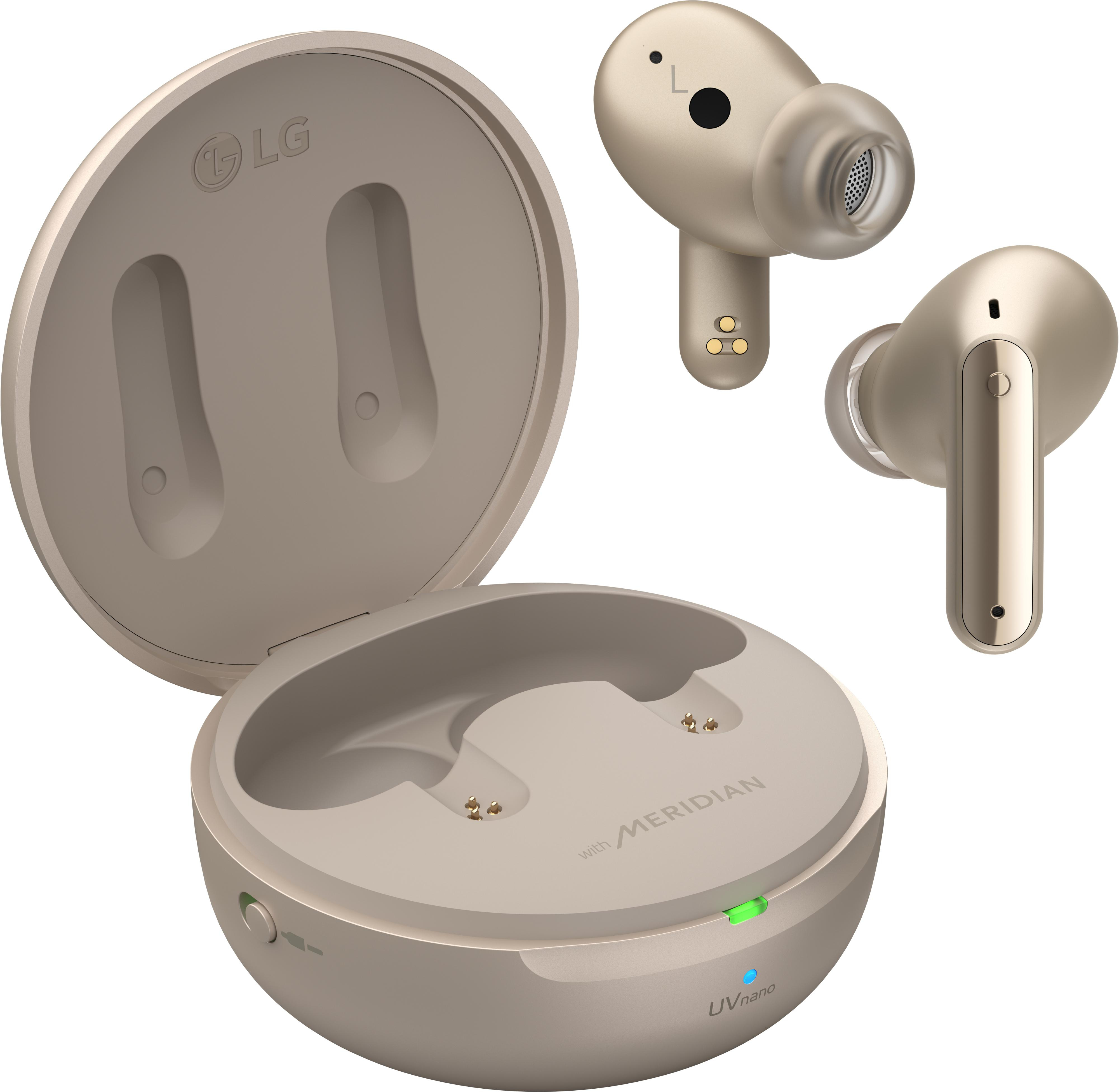 LG TONE Free DFP9E, In-ear Kopfhörer Bluetooth Hazel Gold