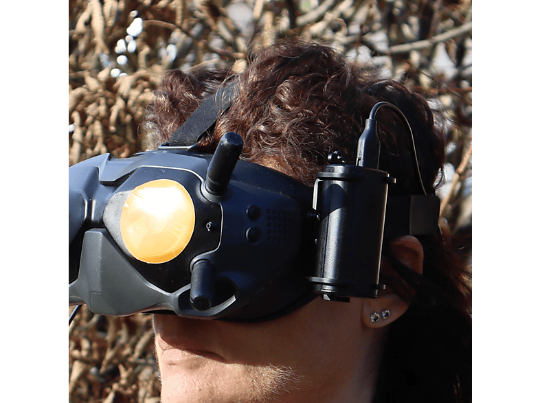 ROBOTERWERK für DJI FPV Goggles V2 Schultergurt Fernsteuerung, Schwarz