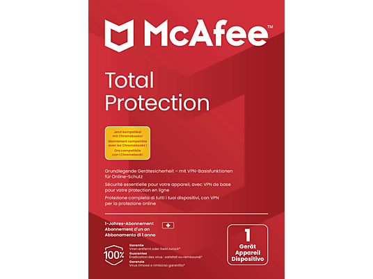 Total Protection (1 appareil/1 an) CiaB - PC/MAC - Allemand, Français, Italien