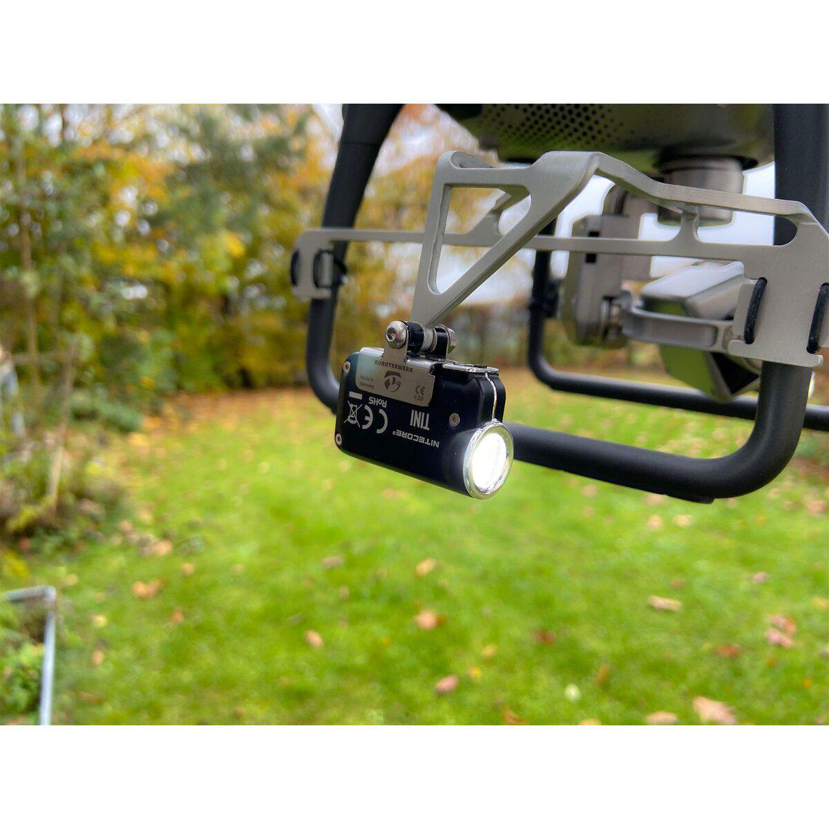 ROBOTERWERK MONA Phantom DJI P4 Beleuchtungssystem, für Dual, Schwarz Drohnen 500