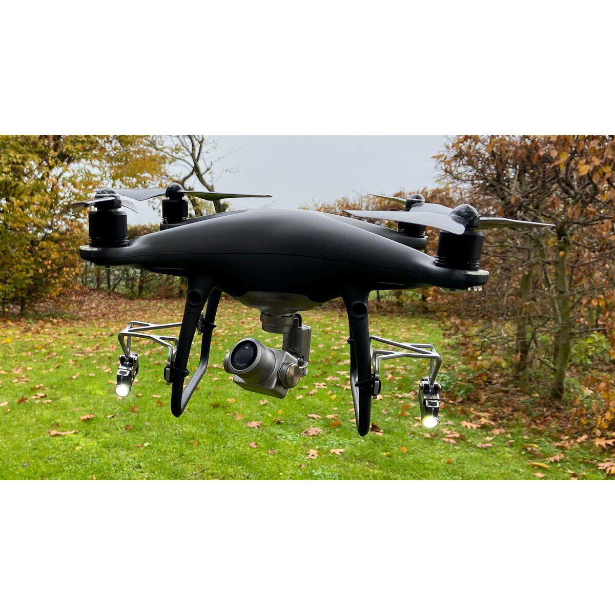 ROBOTERWERK MONA 500 Dual, für Drohnen Beleuchtungssystem, P4 DJI Schwarz Phantom