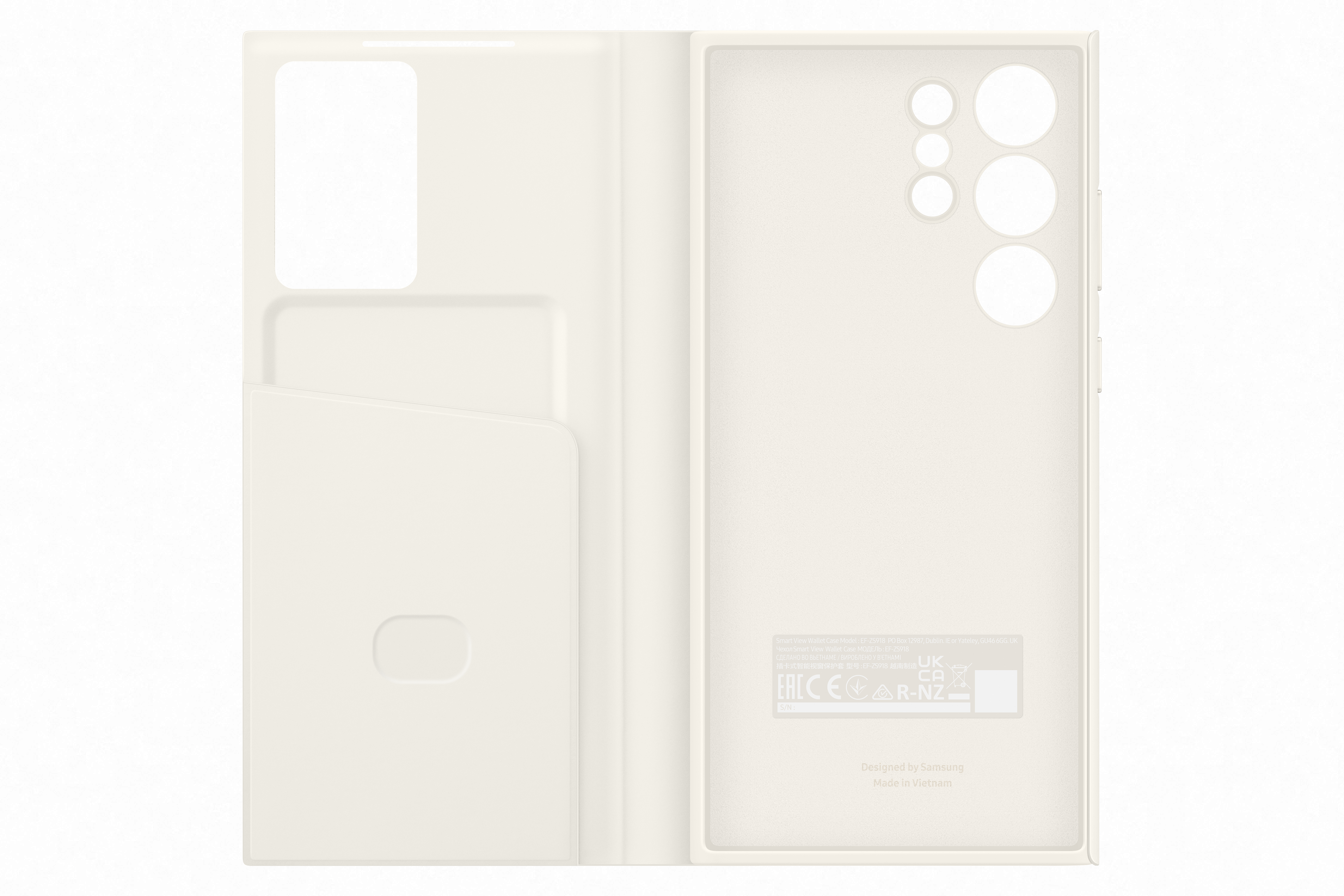 SAMSUNG S23 Ultra Smart View Wallet Case Wit