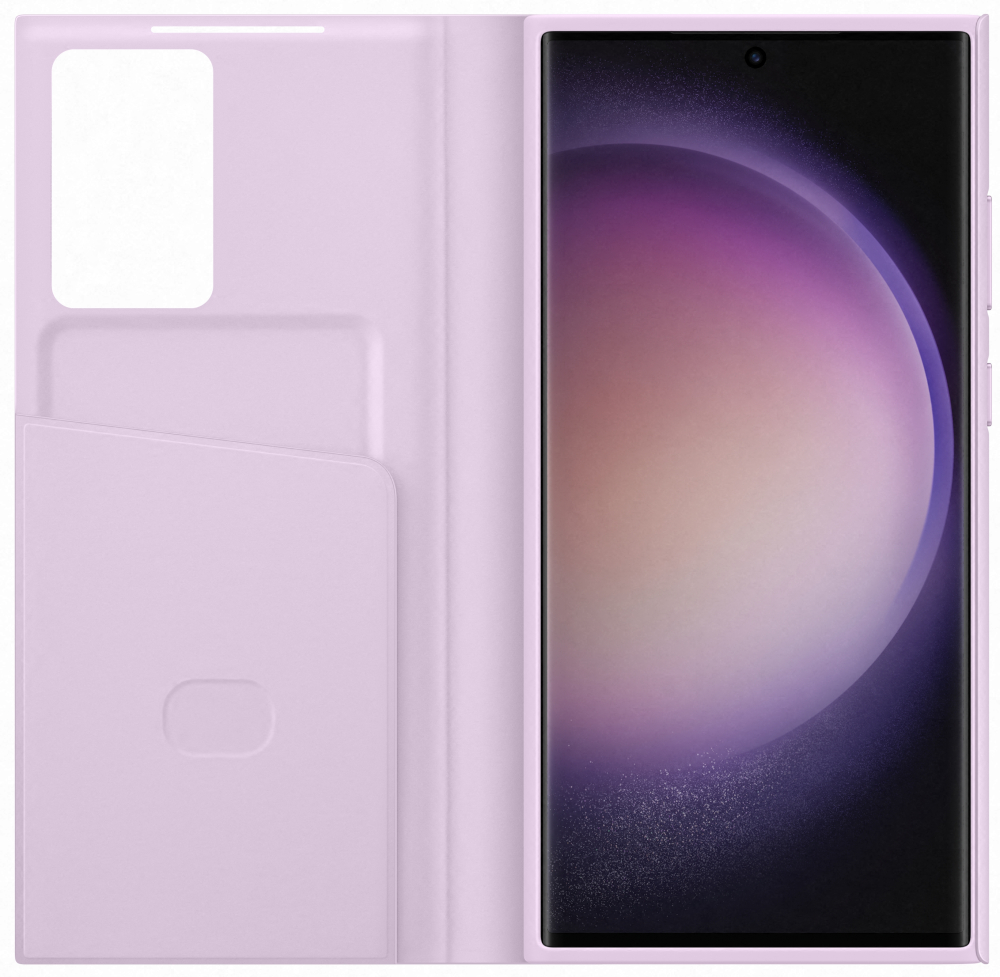 SAMSUNG Flipcover Smart View Galaxy S23 Ultra Lavender (EF-ZS918CVEGWW)