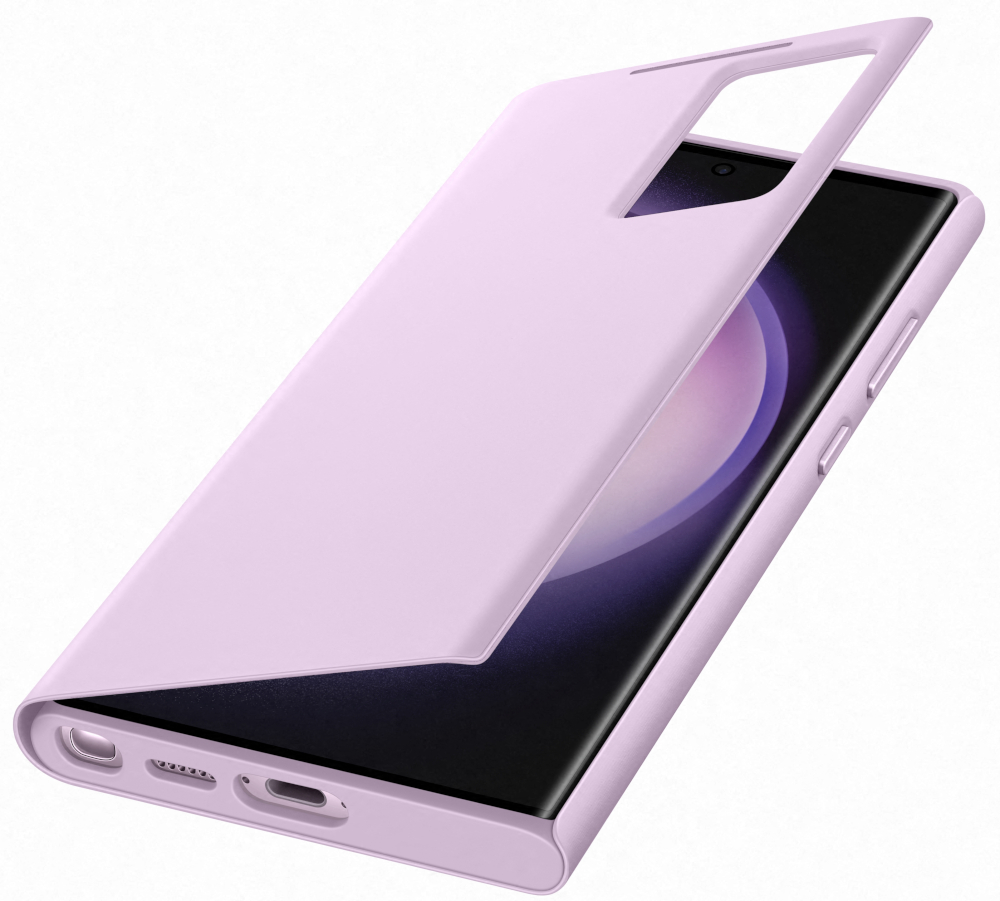 SAMSUNG Flipcover Smart View Galaxy S23 Ultra Lavender (EF-ZS918CVEGWW)