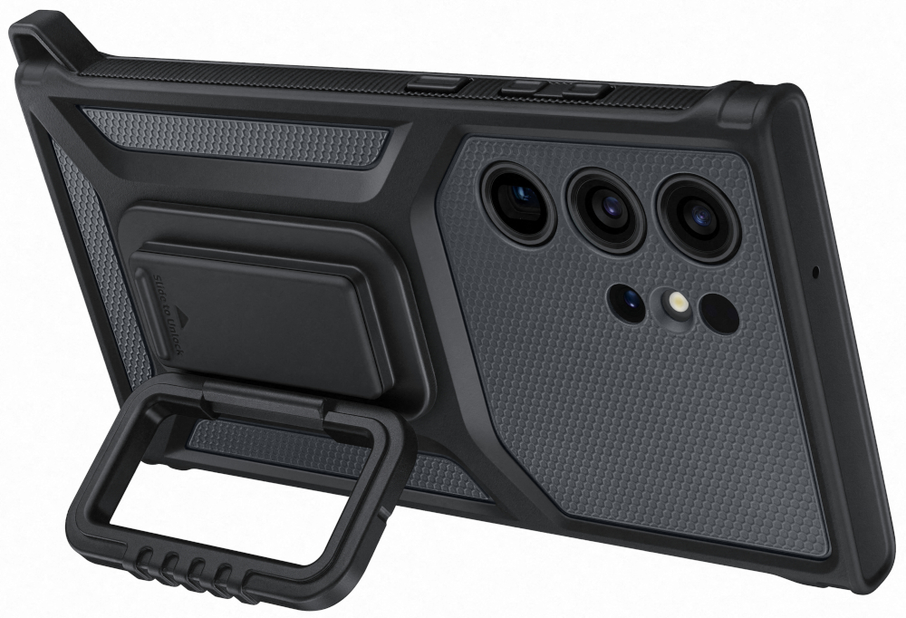 SAMSUNG Cover Titan Rugged Galaxy S23 Ultra Noir (EF-RS918CBEGWW)