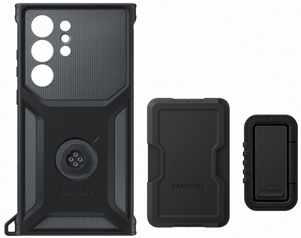 SAMSUNG Cover Titan Rugged Galaxy S23 Ultra Noir (EF-RS918CBEGWW)