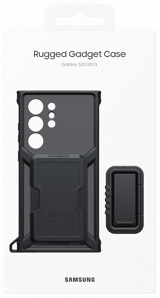 SAMSUNG Cover Titan Rugged Galaxy S23 Ultra Noir (EF-RS918CBEGWW)