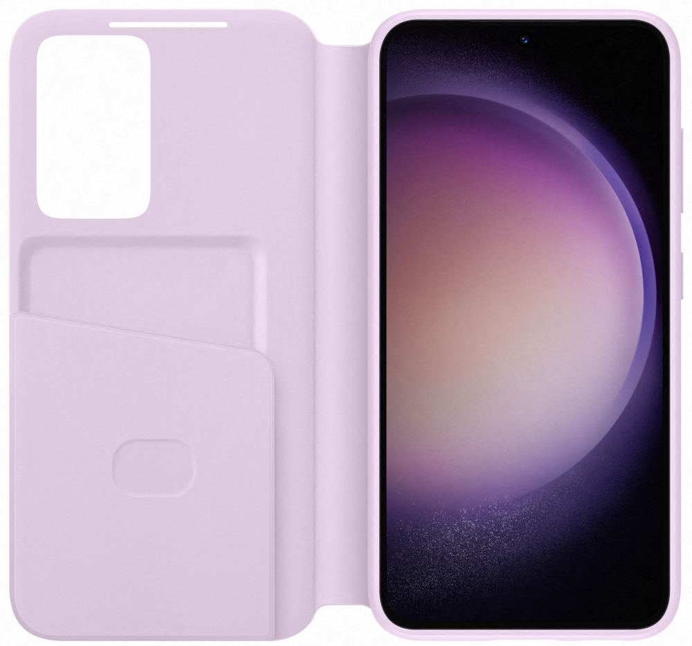 SAMSUNG Flipcover Smart View Galaxy S23 Lavande (EF-ZS911CVEGWW)