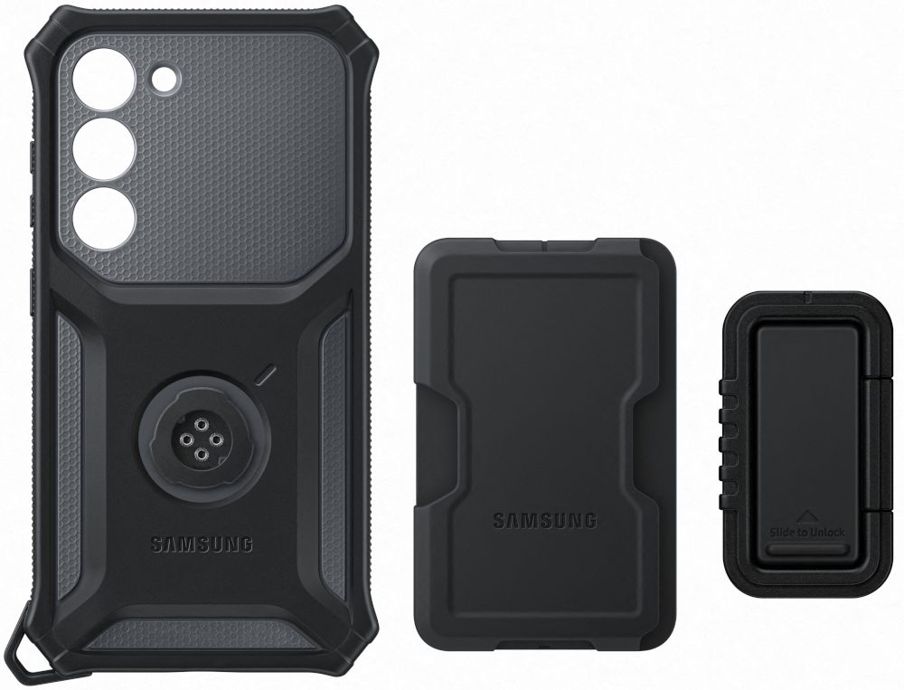 SAMSUNG Cover Titan Rugged Gadget Galaxy S23 Zwart (EF-RS911CBEGWW)