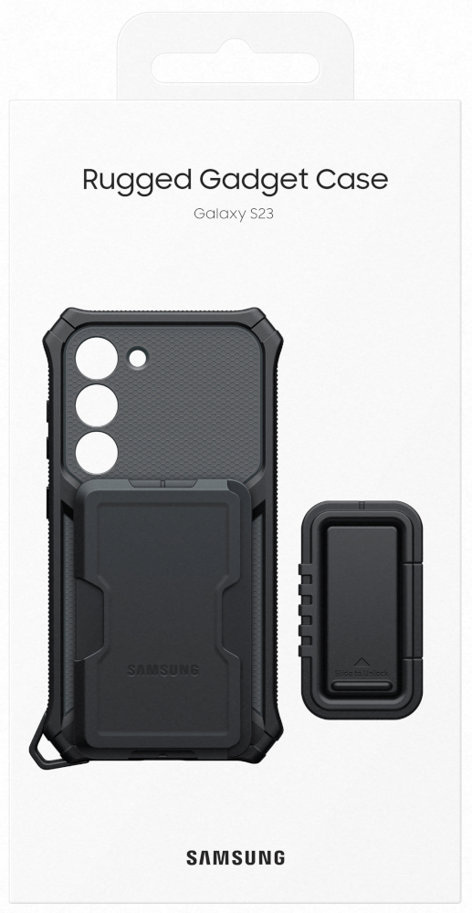 SAMSUNG Cover Titan Rugged Gadget Galaxy S23 Zwart (EF-RS911CBEGWW)
