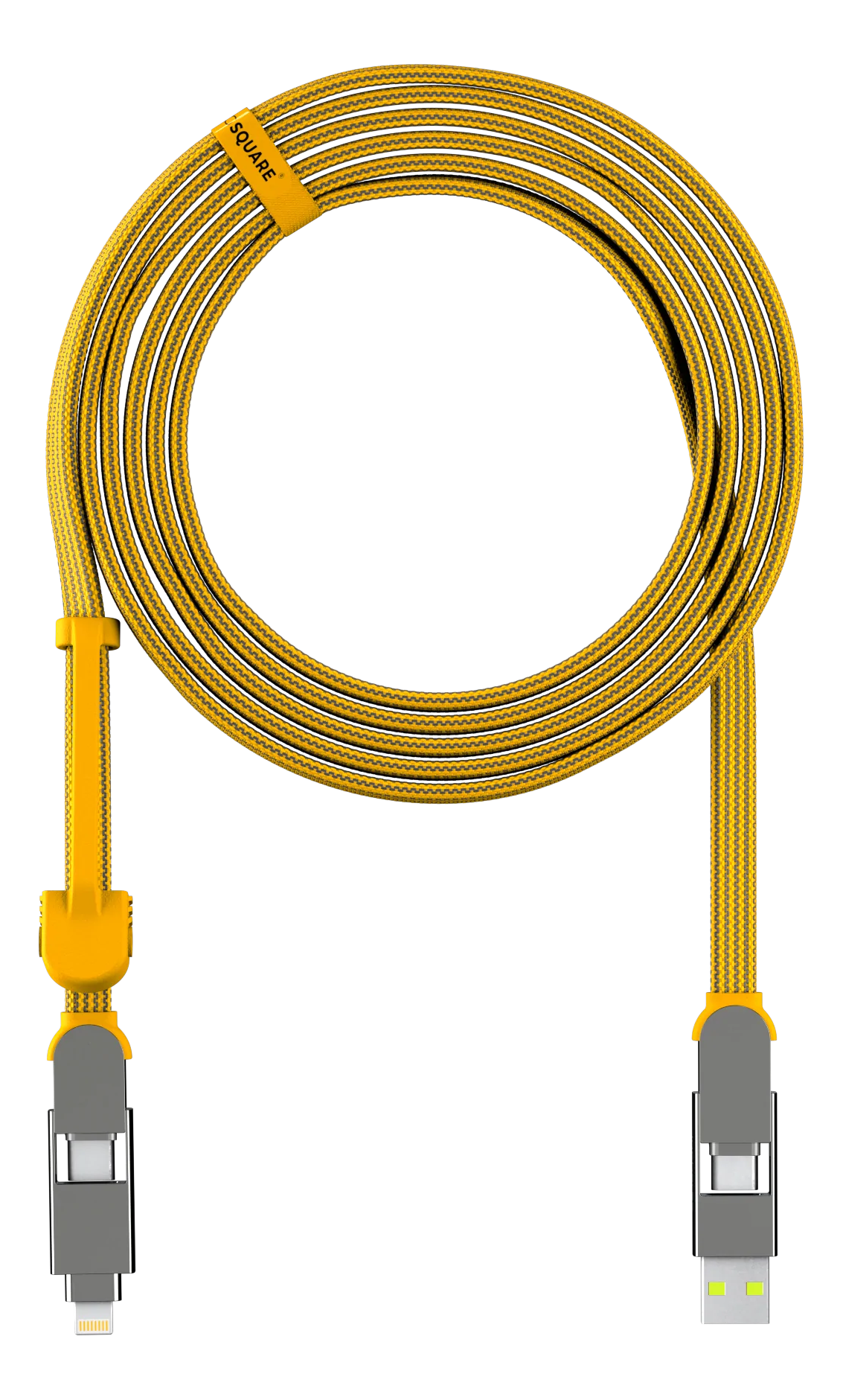 ROLLING SQUARE inCharge XL - Lade und Sync-Kabel (Gelb)