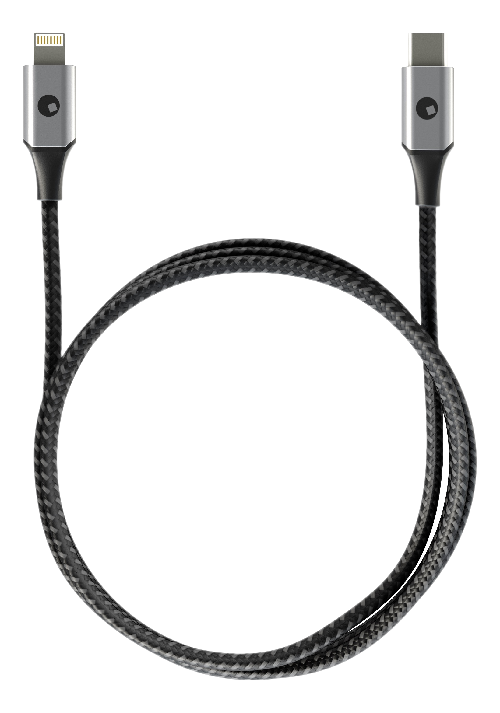 ROLLING SQUARE BCL1R - USB-C zu Lightning Kabel (Schwarz)