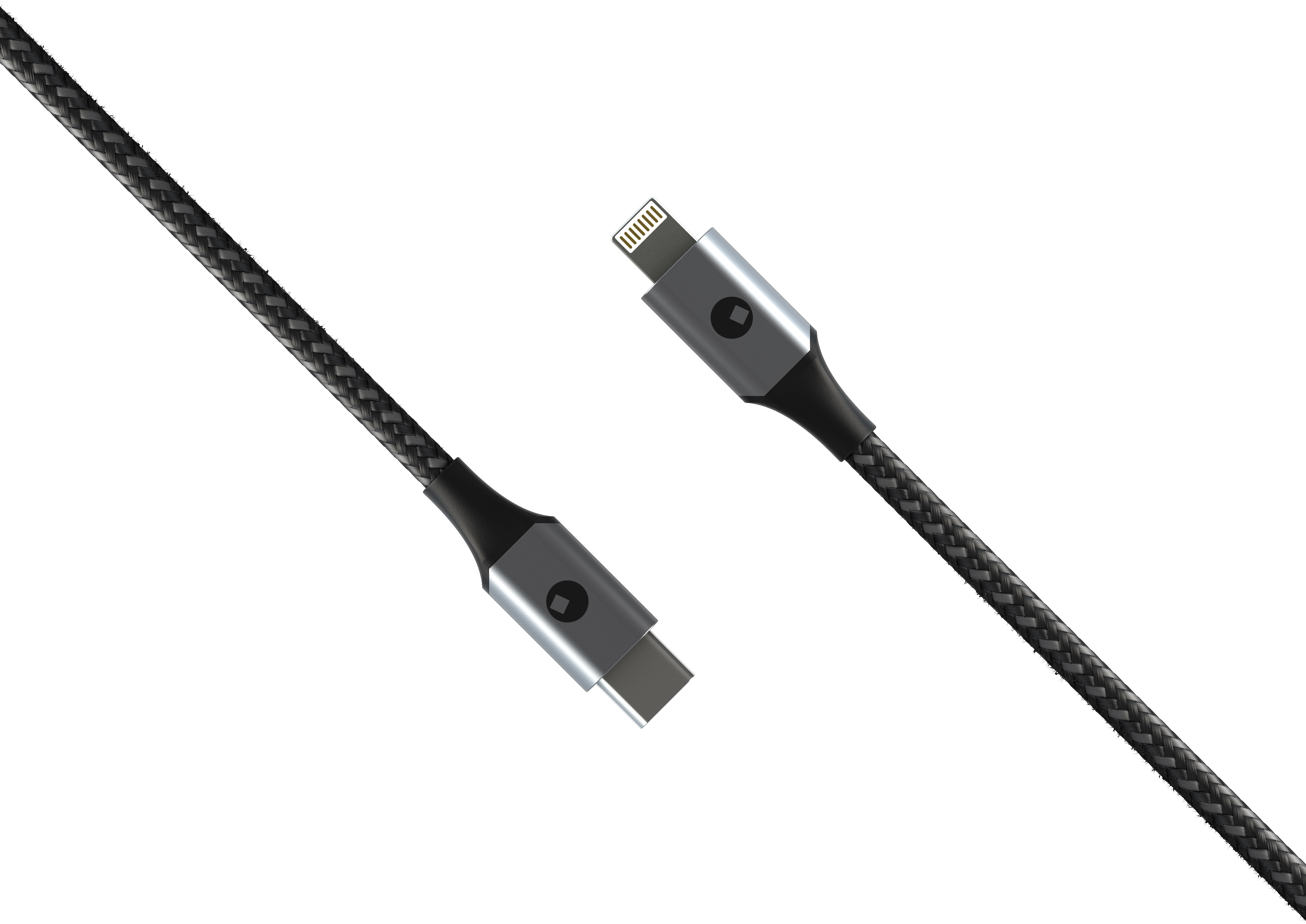 ROLLING SQUARE BCL1R - Câble USB-C vers Lightning (Noir)