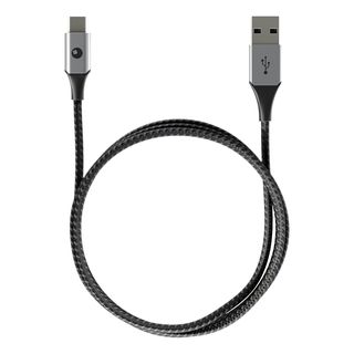 ROLLING SQUARE BAC1R - Câble USB-A vers USB-C (Noir)