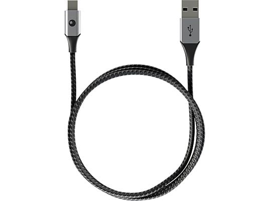 ROLLING SQUARE BAC1R - USB-A zu USB-C Kabel (Schwarz)