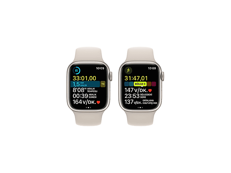 APPLE Watch Series 8 GPS + Cellular 41 mm MNHY3TU/A mm Yıldız