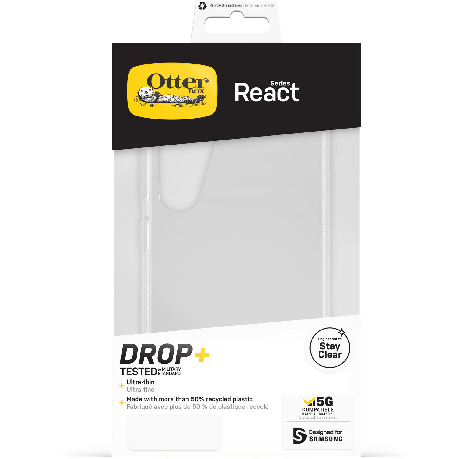 Galaxy Samsung, OTTERBOX S23, React, (30) Backcover, Transparent