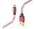 HAMA FIC E3 Adatkábel USB TYPE-C Reflective 1,5 méter; piros (201559)