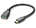 HAMA FIC E3 USB Type-C OTG adapter, 15cm, fekete (201605)