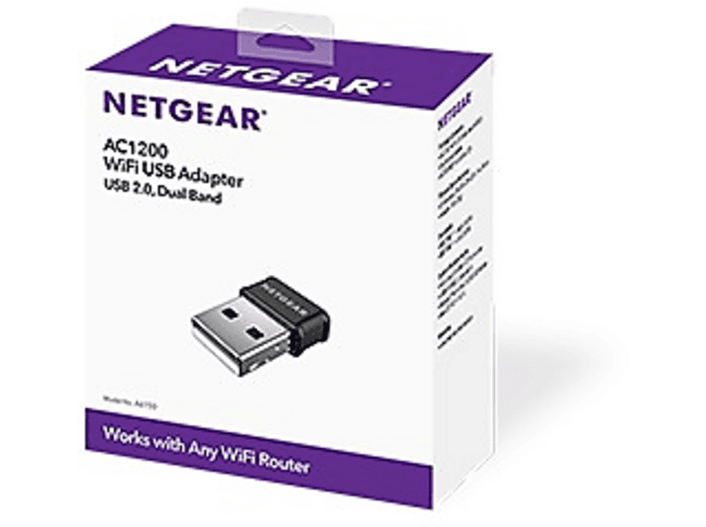 NETGEAR AC1200 Nano WLAN-USB-Adapter; WLAN USB Adapter, Nano WLAN USB Adapter — Foto 3 von 5