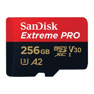 Tarjeta Micro SDXC - SanDisk Extreme PRO, 256GB, Hasta 200 MB/s, UHS-I, U3, V30, A2, 4K UHD y Full HD, Negro