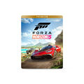 Portada del juego Forza Horizon 5, con un coche rojo corriendo en una carretera.