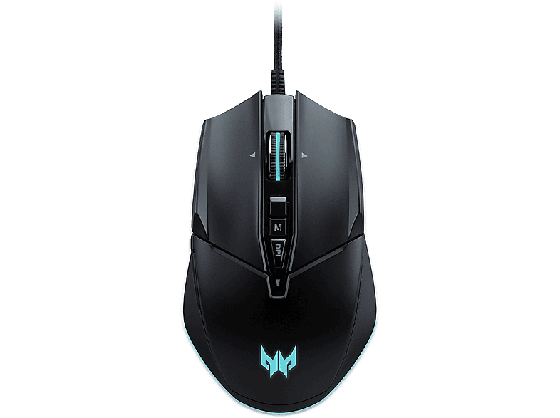 MOUSE GAMING ACER Predator Cestus 335, Collegamento USB, Ingresso: Otticamente a mezzo LED, Scrolling 2 direzioni, Risoluzione max 19000 dpi, forma ergonomica, Nero