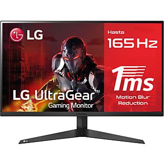 Monitor gaming - LG 27GQ50F-B, 27 ", Full-HD, 1 ms, 165Hz, HDMI x2, 1 DisplayPort 1.2, Negro